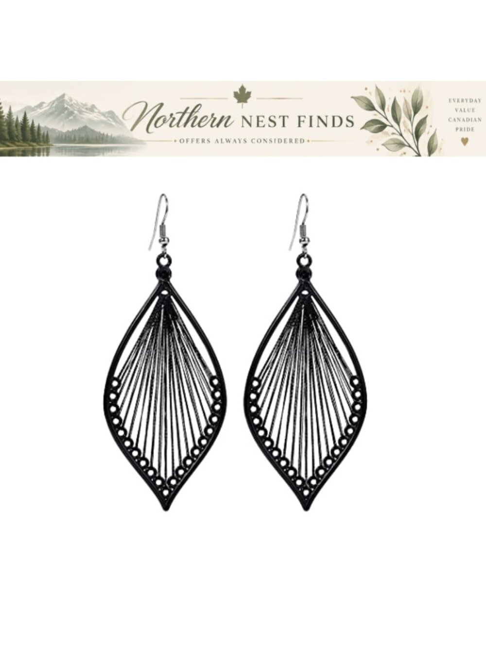 Handmade Silk Geometric Dangle Earrings Boho Drop Fashion Jewelry for Women